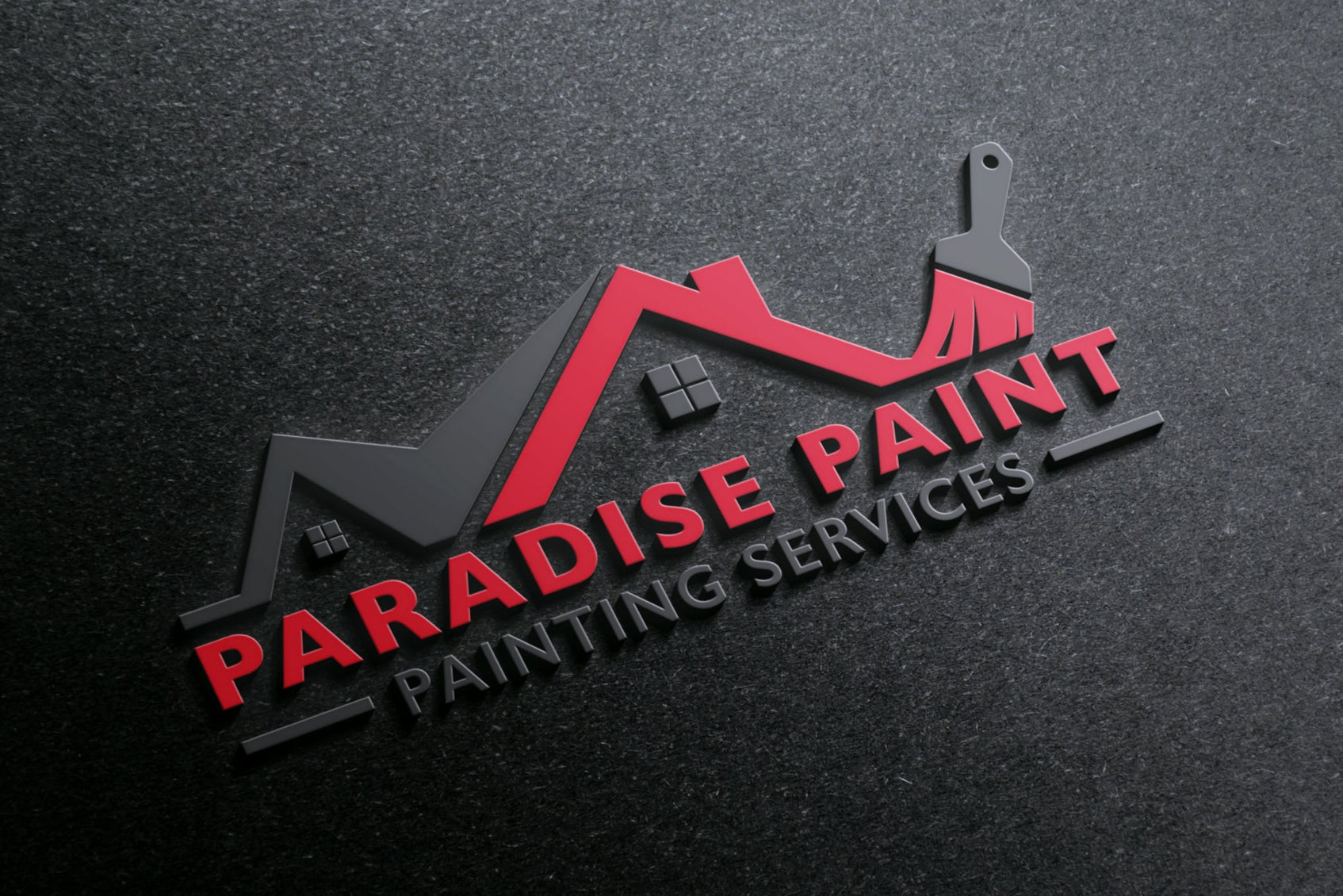 Logo Design - Painting Business Logo | Painting Company Logo | Paint Brush Design | Remodeling Logo