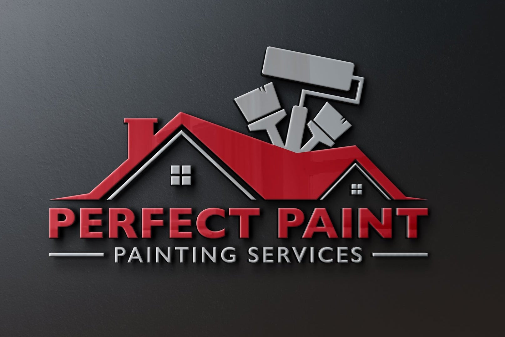 Logo Design - Painting Company Logo | Painting Services Logo | Home Remodeling Logo | Home Renovation Logo