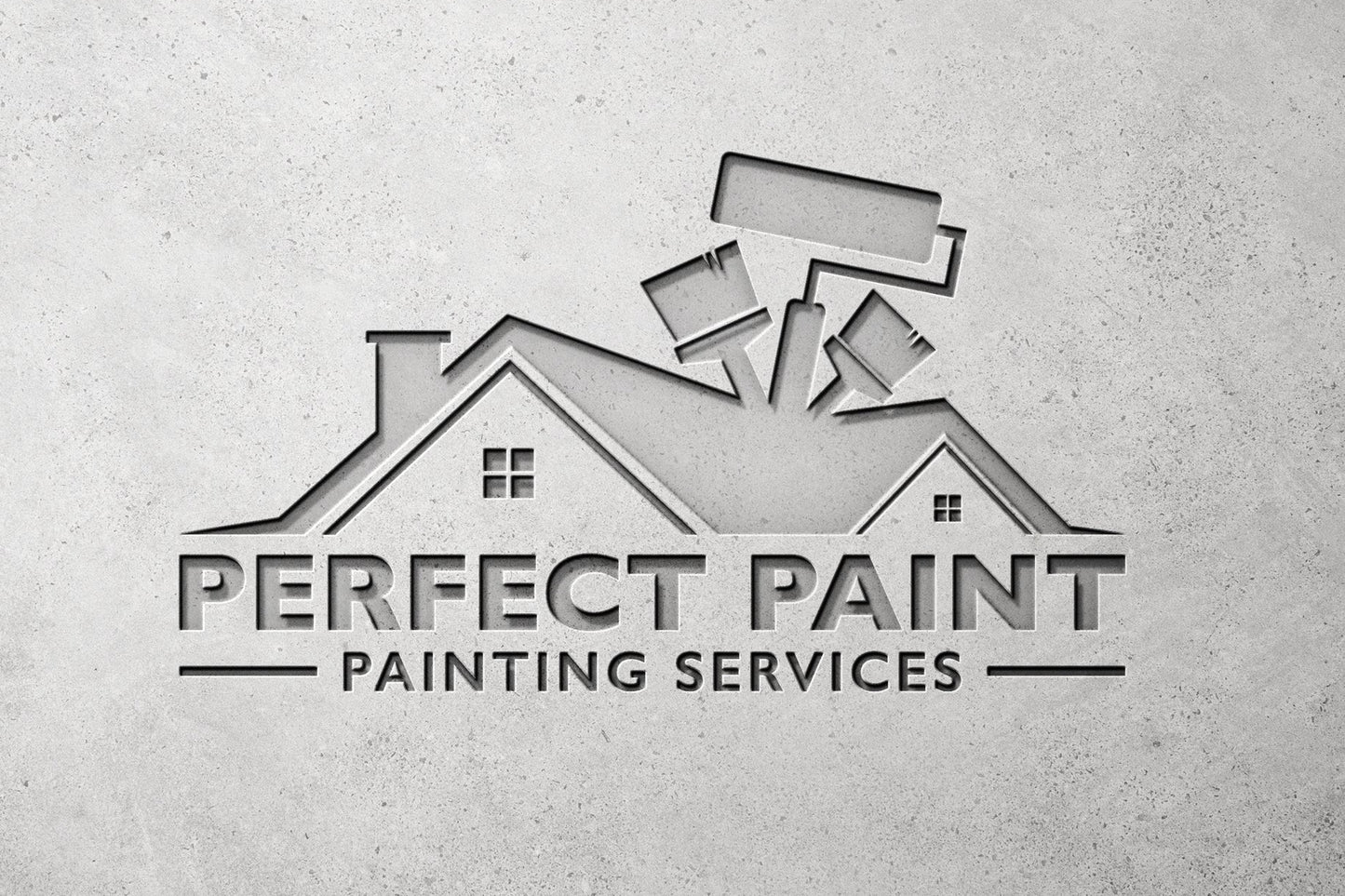 Logo Design - Painting Company Logo | Painting Services Logo | Home Remodeling Logo | Home Renovation Logo