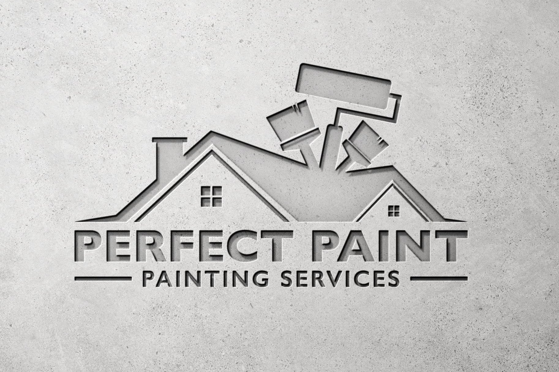 Logo Design - Painting Company Logo | Painting Services Logo | Home Remodeling Logo | Home Renovation Logo