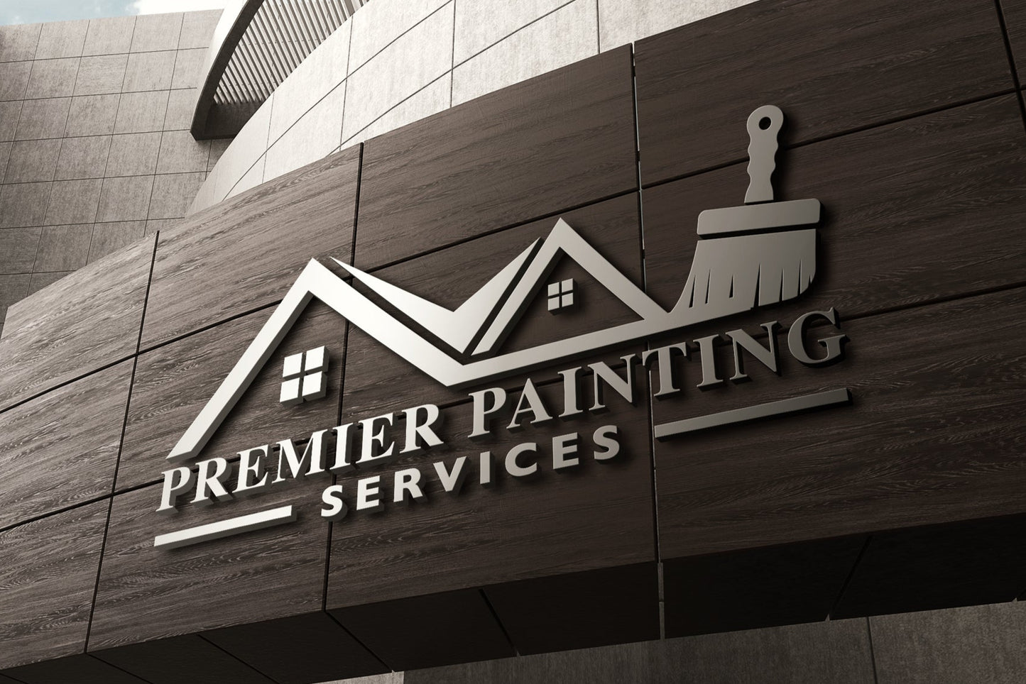 Logo Design - Painting Business Logo | Painting Service Logo | Paint Brush Logo | Remodeling Logo Design
