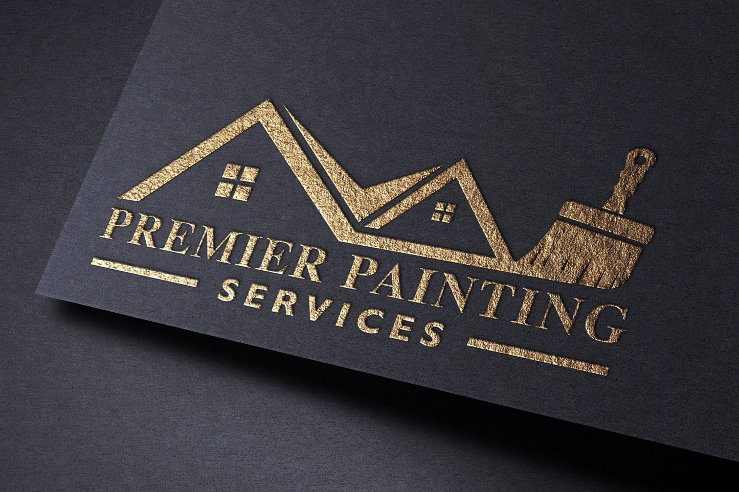 Logo Design - Painting Business Logo | Painting Service Logo | Paint Brush Logo | Remodeling Logo Design