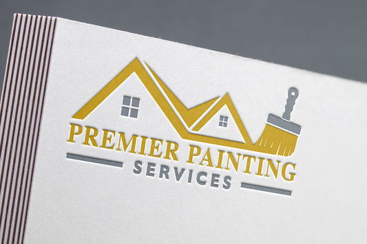 Logo Design - Painting Business Logo | Painting Service Logo | Paint Brush Logo | Remodeling Logo Design