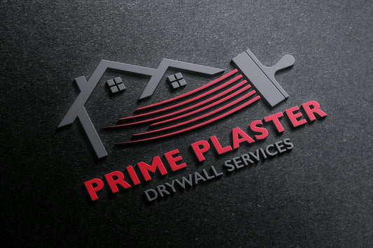 Logo Design - Drywall Services Modern Logo | Construction Logo Design | Drywall Business Logo | Home Repair Logo