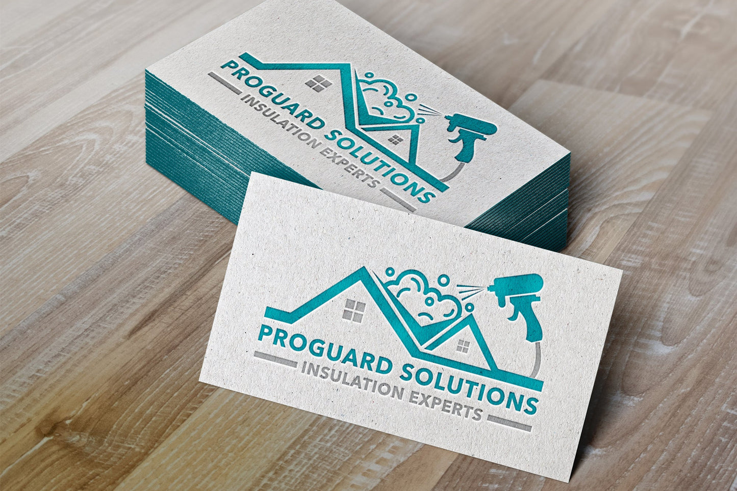 Logo Design - Home Insulation Business Logo | Insulation Services Logo | Sealant Logo Design | Insulation Install Logo