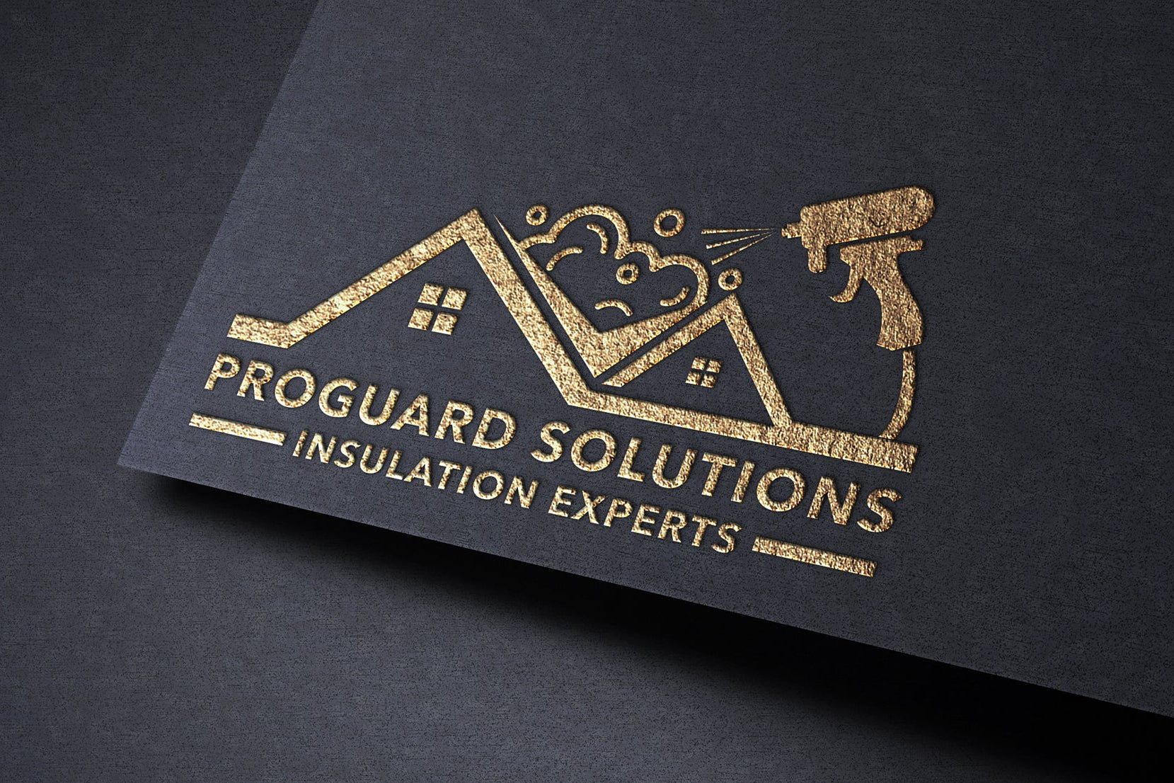 Logo Design - Home Insulation Business Logo | Insulation Services Logo | Sealant Logo Design | Insulation Install Logo