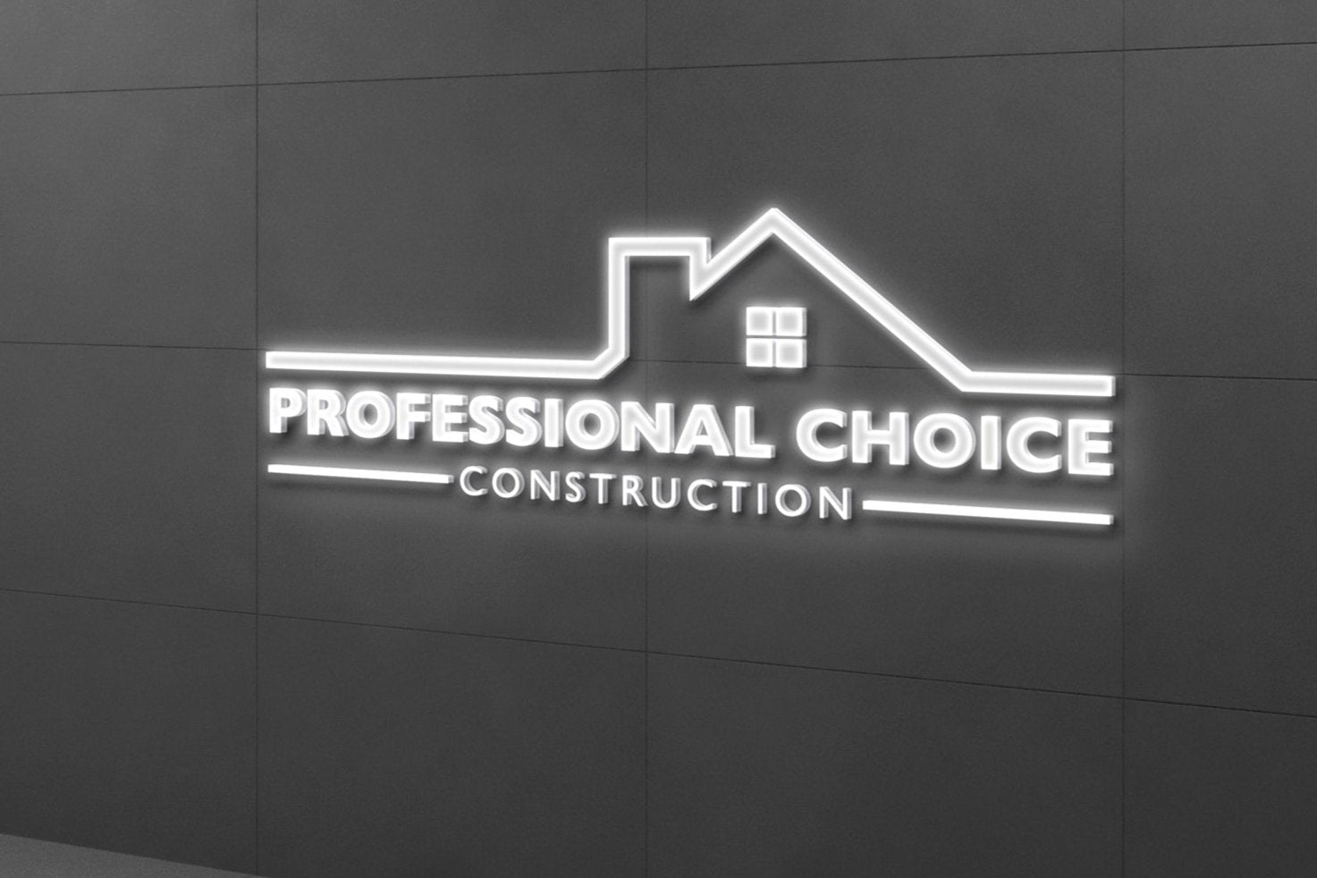 Logo Design - Construction Logo | Roofing Business Logo | Real Estate Business | House Design