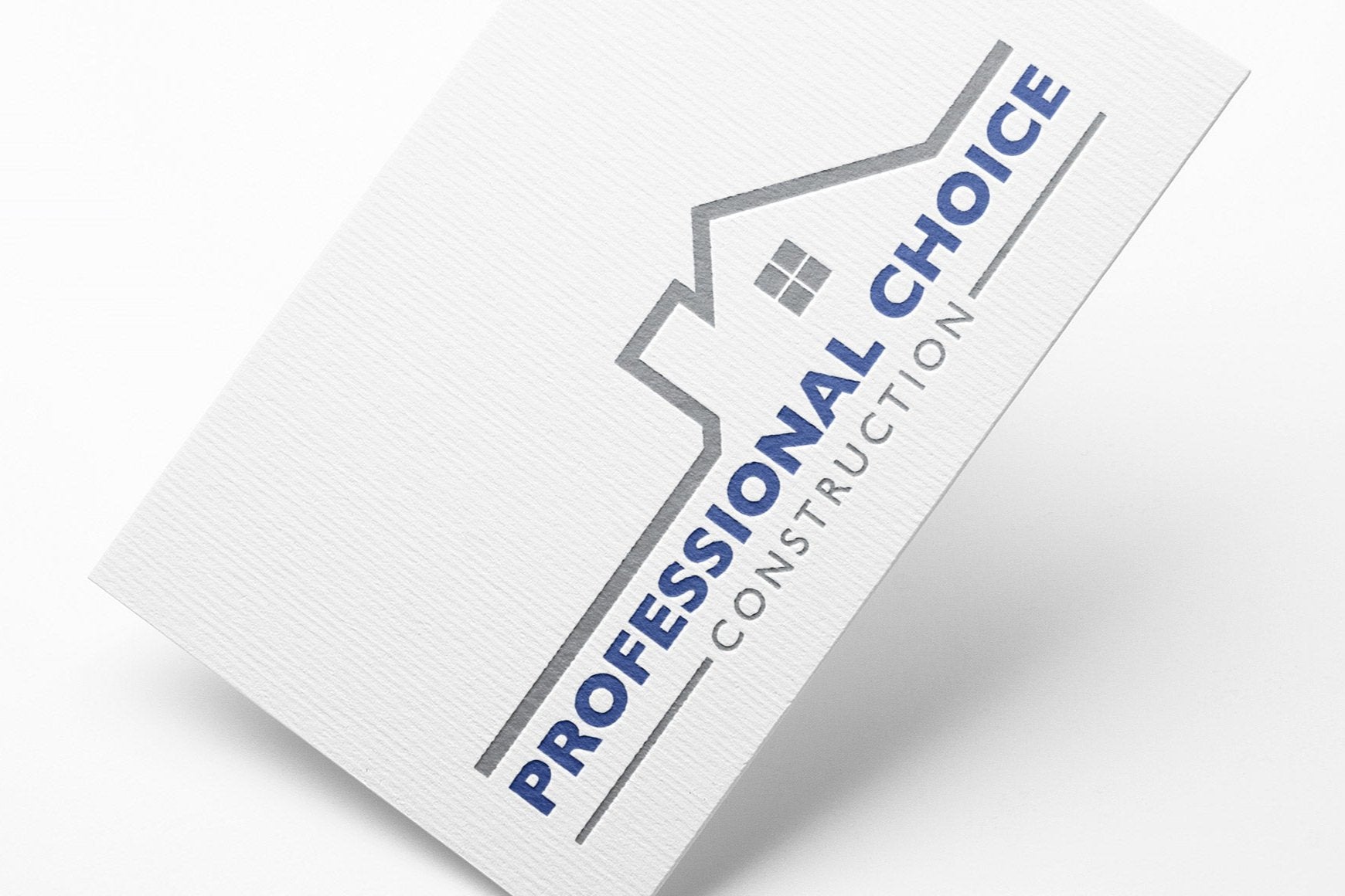 Logo Design - Construction Logo | Roofing Business Logo | Real Estate Business | House Design