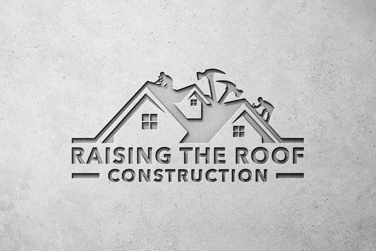 Logo Design - Roofing Business Logo | Construction Logo Design | Roofer Logo | Home Repair Business Logo Design