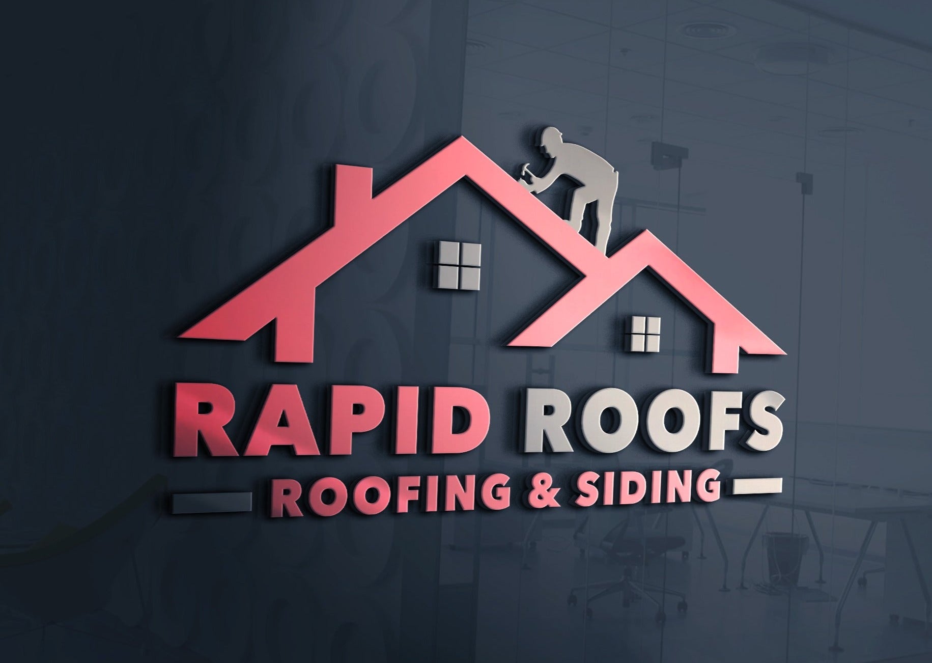 Logos Rufin Logo Design - Roofing Business Logo | Construction Logo | Home Repair ...