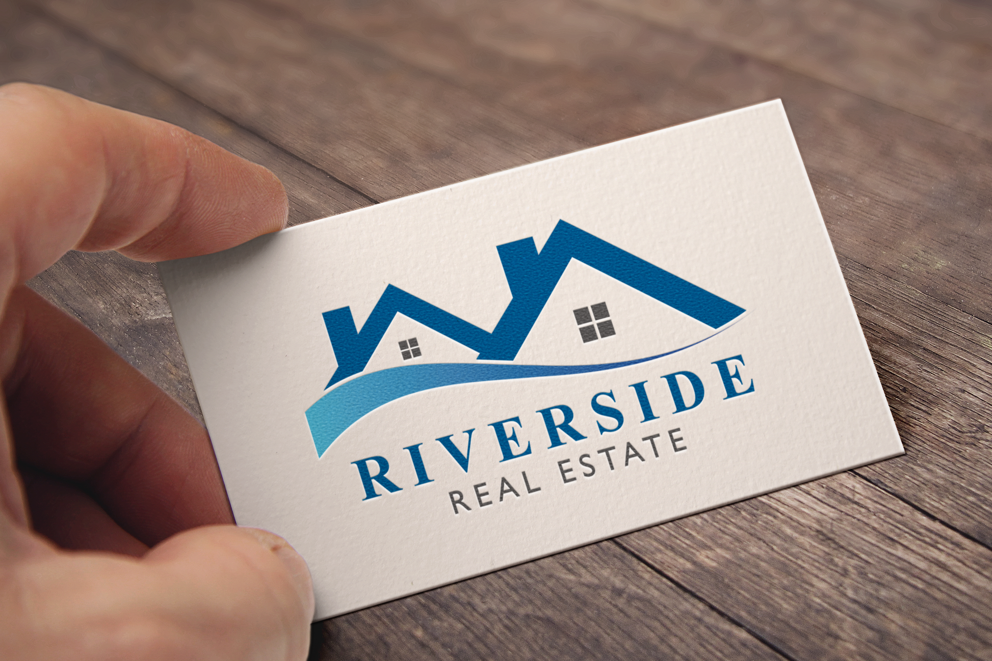 Logo Design | Real Estate Logo | Realtor Logo | Real Estate Marketing | House Logo | Home Logo | Wave Design | Water Design