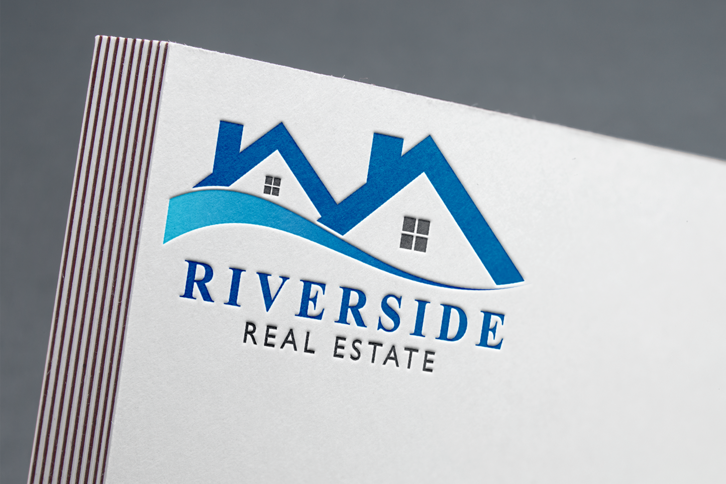 Logo Design | Real Estate Logo | Realtor Logo | Real Estate Marketing | House Logo | Home Logo | Wave Design | Water Design