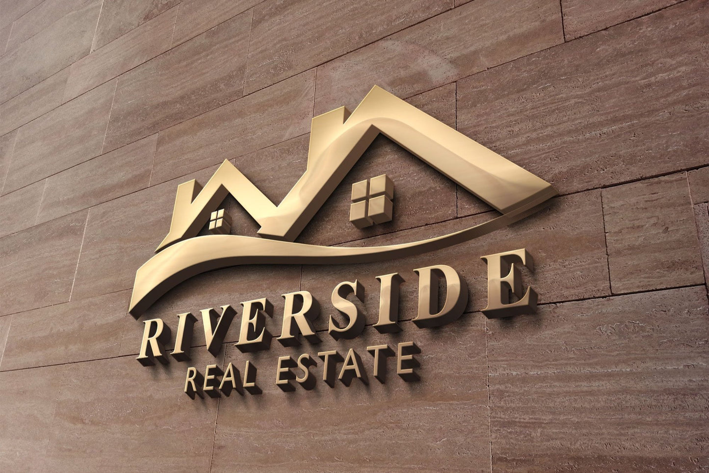 Logo Design | Real Estate Logo | Realtor Logo | Real Estate Marketing | House Logo | Home Logo | Wave Design | Water Design