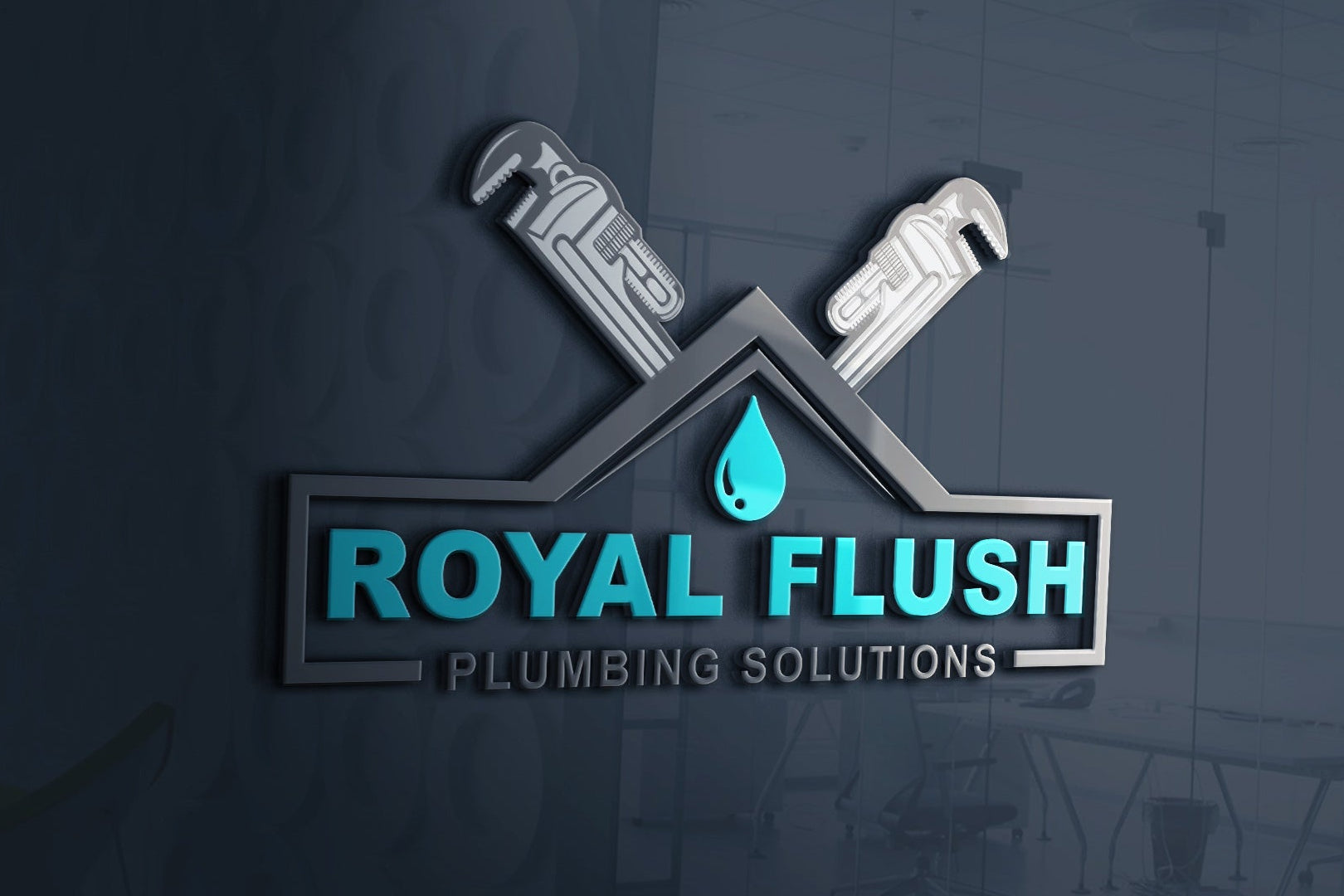 Logo Design - Plumbing Business Logo | Plumbing Logo | Plumber Logo Design | Home Repair Logo