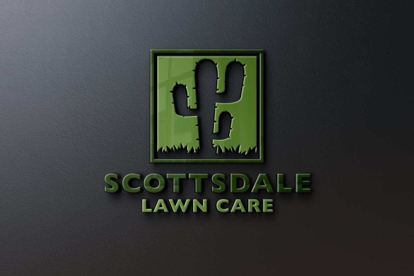 Logo Design - Landscaping Logo | Lawn Care Logo | Cactus Design | Lawn Maintenance Logo | Landscape Design