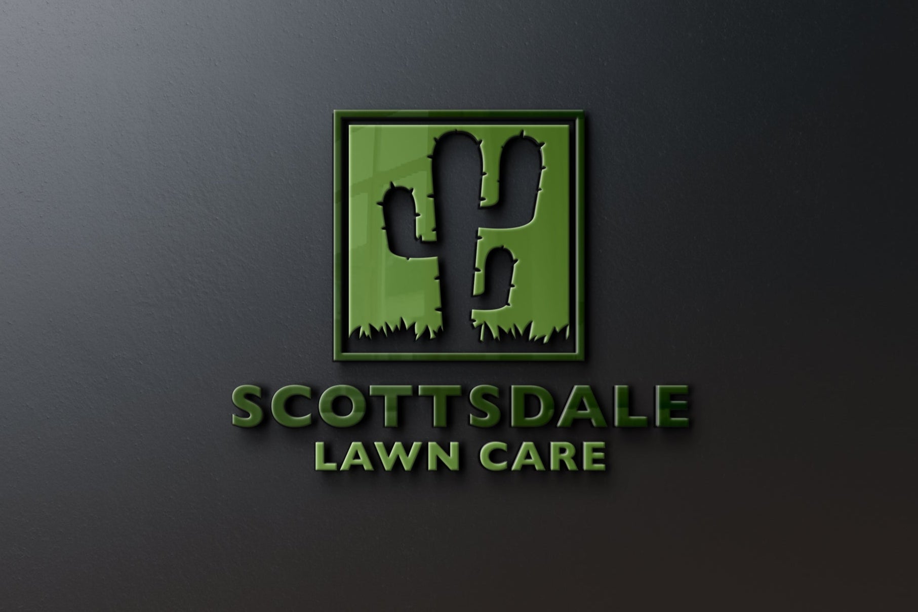 Logo Design - Landscaping Logo | Lawn Care Logo | Cactus Design | Lawn Maintenance Logo | Landscape Design