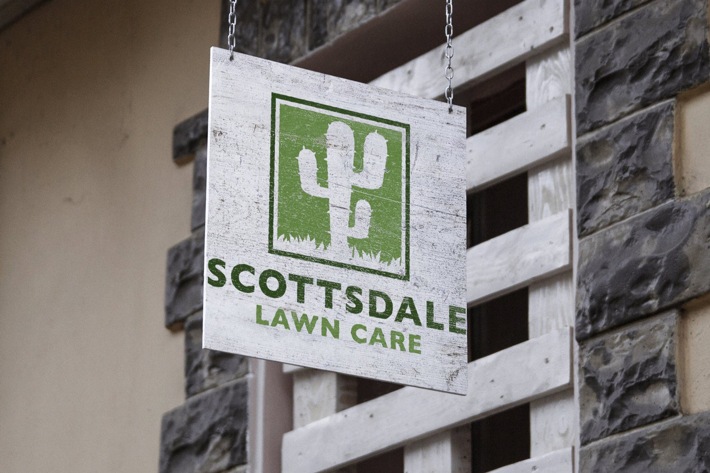 Logo Design - Landscaping Logo | Lawn Care Logo | Cactus Design | Lawn Maintenance Logo | Landscape Design