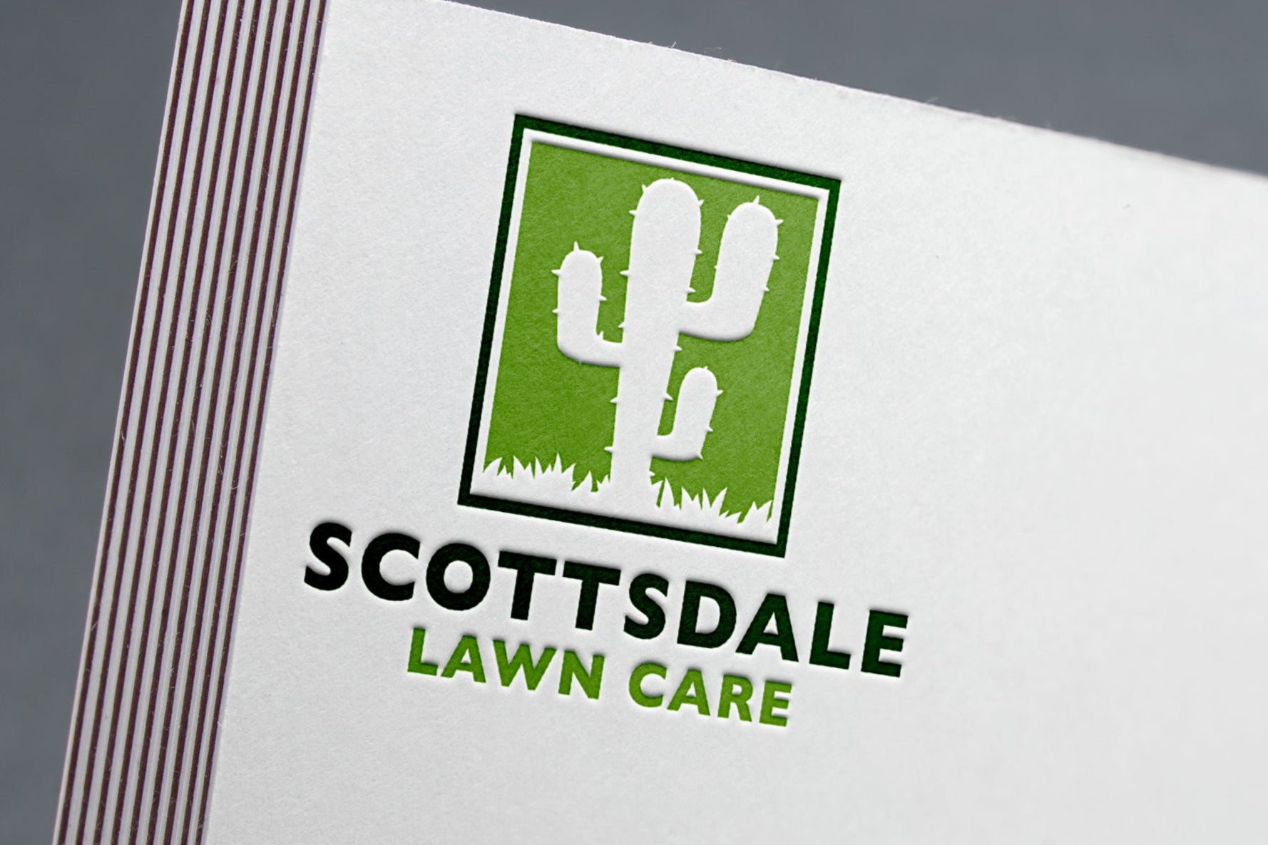 Logo Design - Landscaping Logo | Lawn Care Logo | Cactus Design | Lawn Maintenance Logo | Landscape Design
