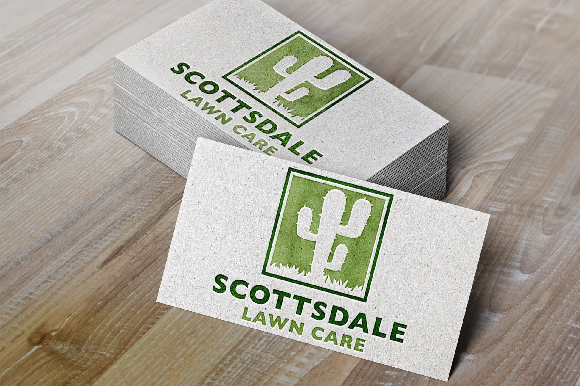 Logo Design - Landscaping Logo | Lawn Care Logo | Cactus Design | Lawn Maintenance Logo | Landscape Design