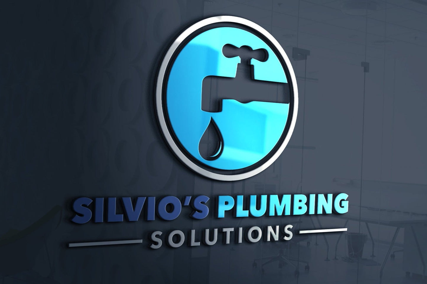 Logo Design - Plumbing Services Logo | Handyman Logo | Plumber Logo | Faucet Design