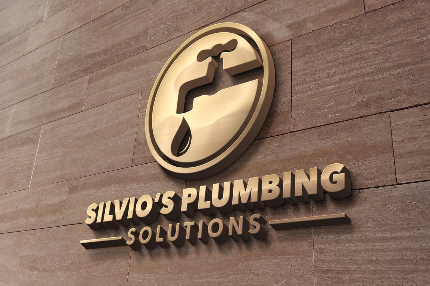 Logo Design - Plumbing Services Logo | Handyman Logo | Plumber Logo | Faucet Design