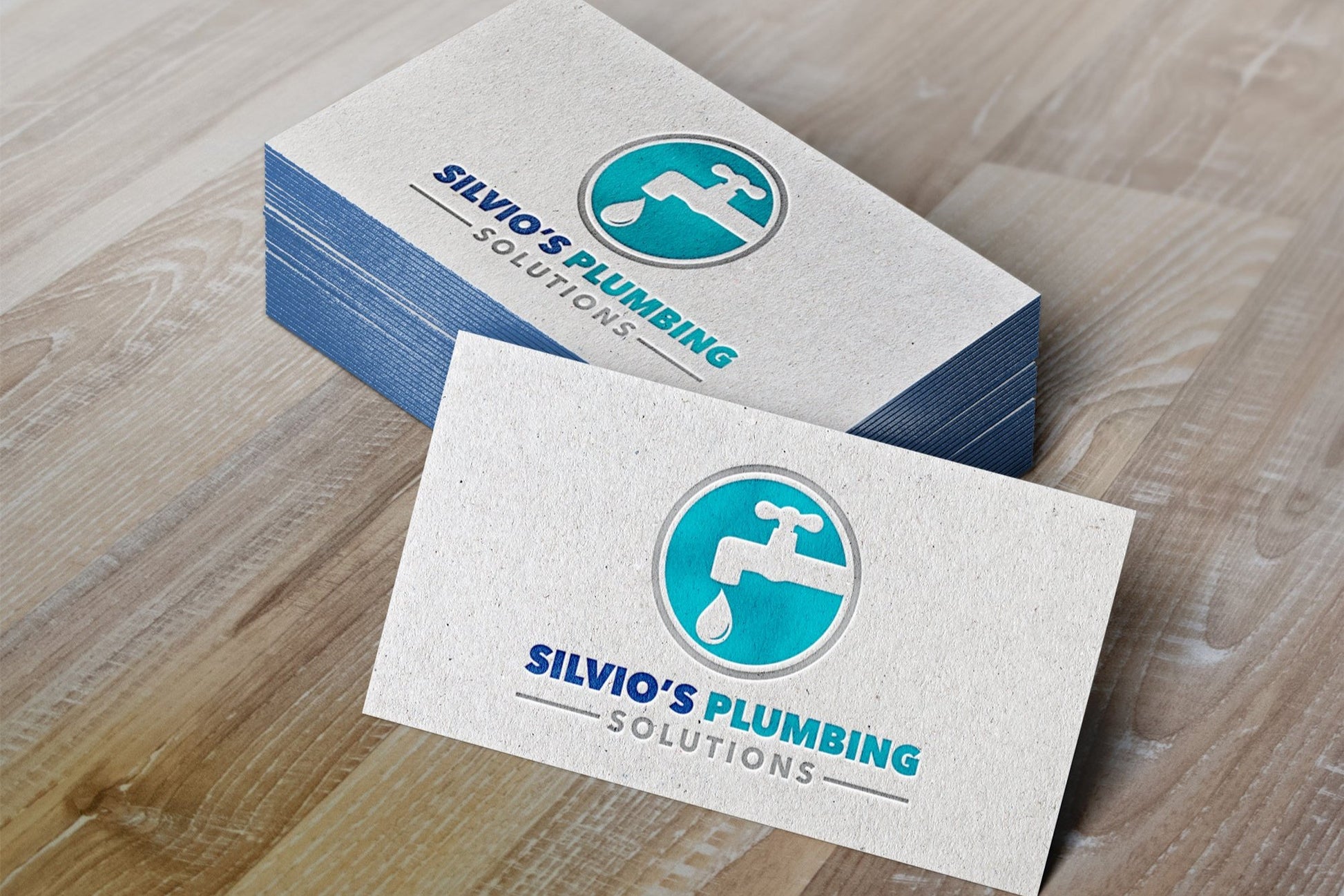 Logo Design - Plumbing Services Logo | Handyman Logo | Plumber Logo | Faucet Design