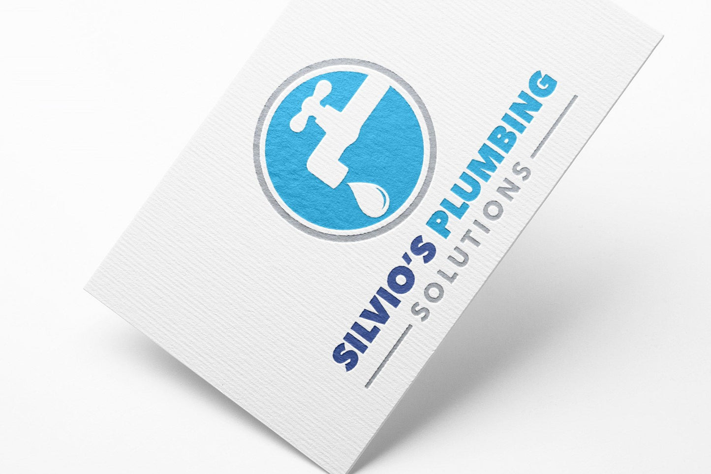 Logo Design - Plumbing Services Logo | Handyman Logo | Plumber Logo | Faucet Design