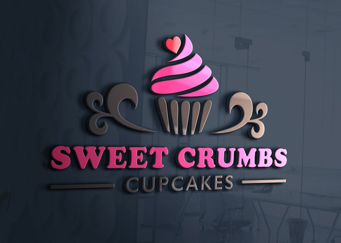 Logo Design - Bakery Logo | Cupcake Design | Baking Logo | Pastry Logo