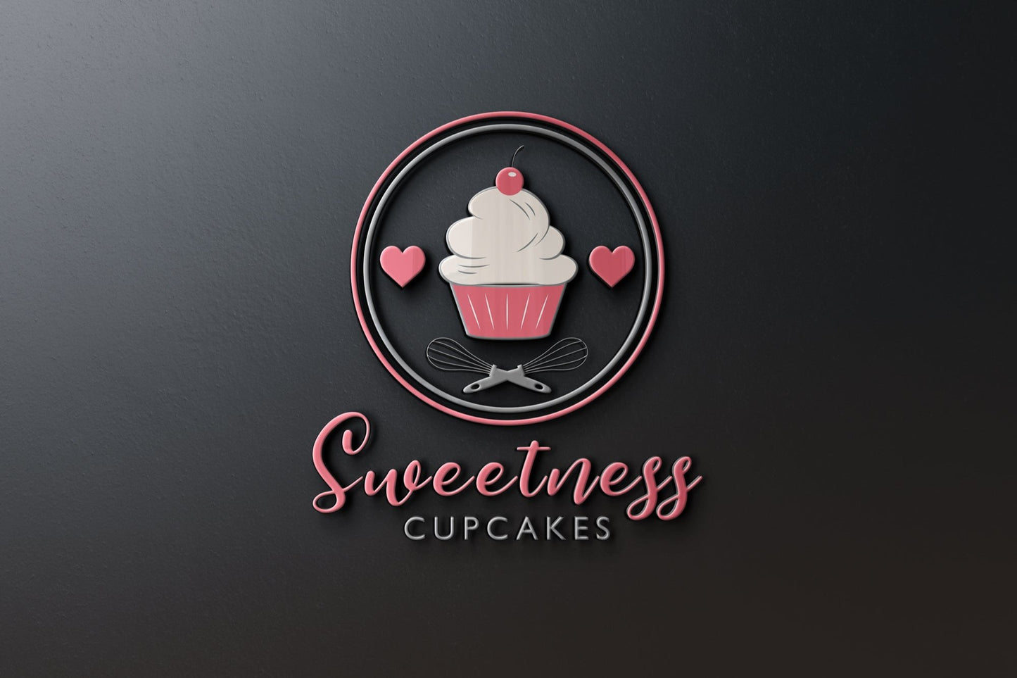 Logo Design - Bakery Shop Logo | Cupcake Logo | Bakery Logo | Sweet Treats | Cupcakes