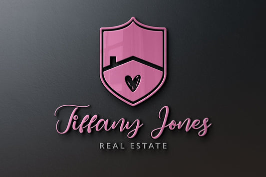 Logo Design - Real Estate Logo | Realtor Logo | House Design | Real Estate Shield | Heart Design