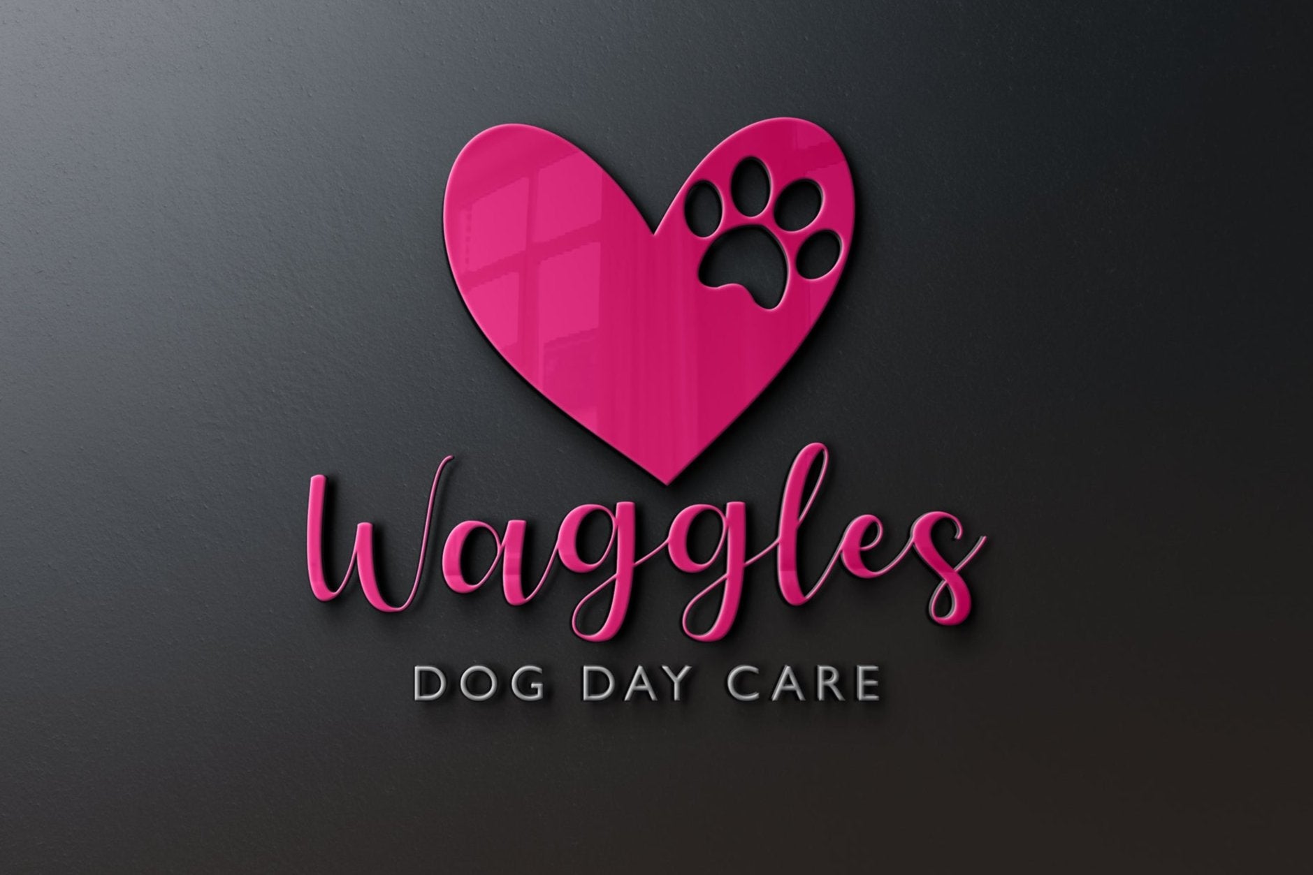 Logo Design - Doggy Day Care Logo | Pet Day Care | Dog Logo | Paw Logo | Pet Store | Dog Paw | Puppy Logo