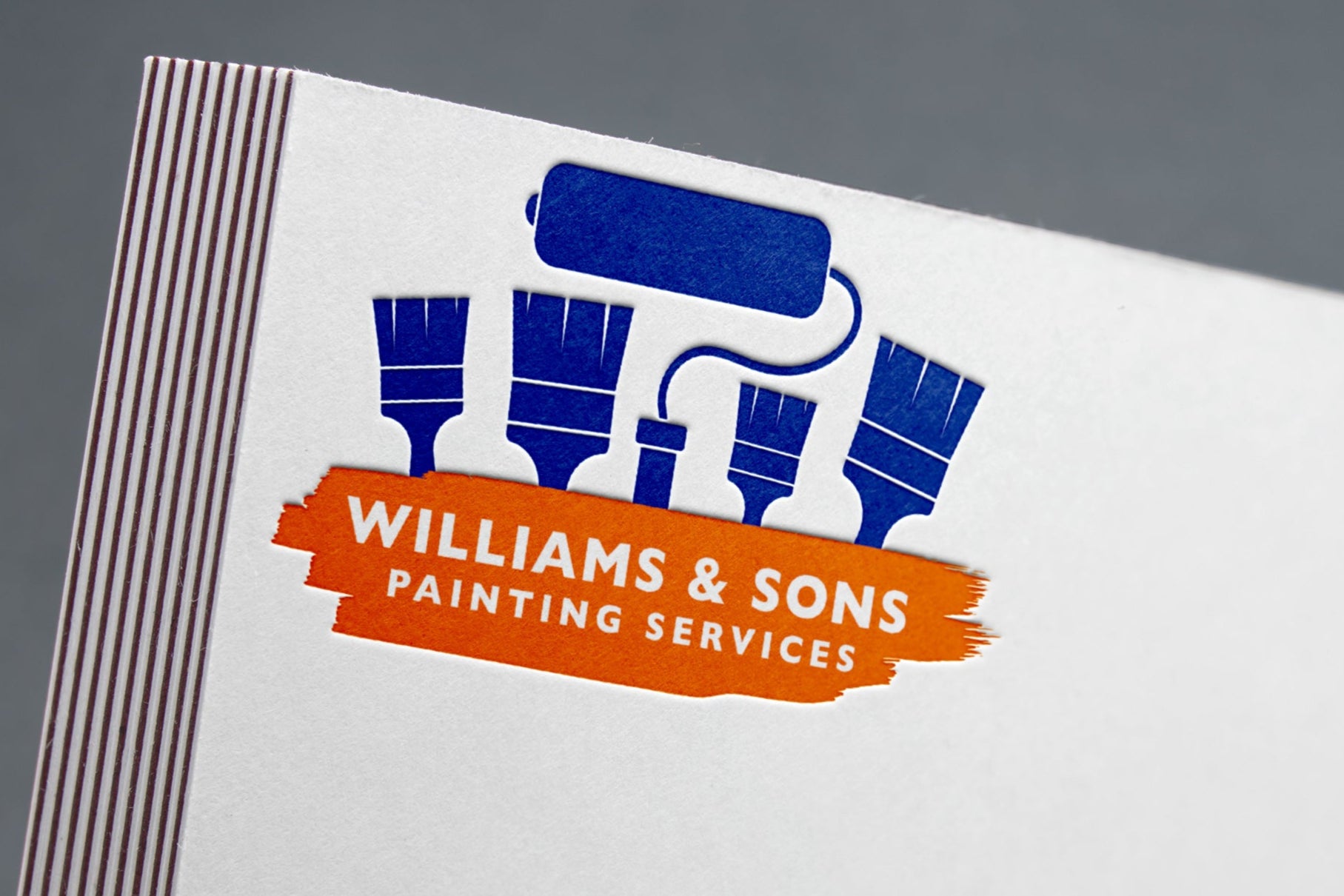 Logo Design - Painting Business Logo | Painting Company Logo | Paint Brush Logo | Remodeling Logo Design