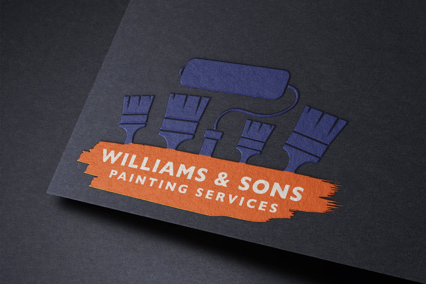 Logo Design - Painting Business Logo | Painting Company Logo | Paint Brush Logo | Remodeling Logo Design