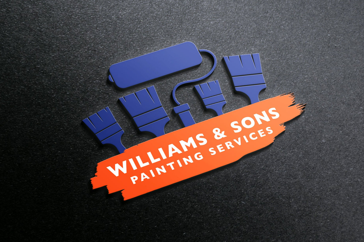 Logo Design - Painting Business Logo | Painting Company Logo | Paint Brush Logo | Remodeling Logo Design