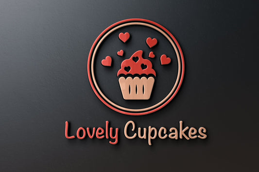 Logo Design - Cupcake Logo Design | Bakery Shop Logo | Baker Brand | Pastry Chef | Cupcake Business
