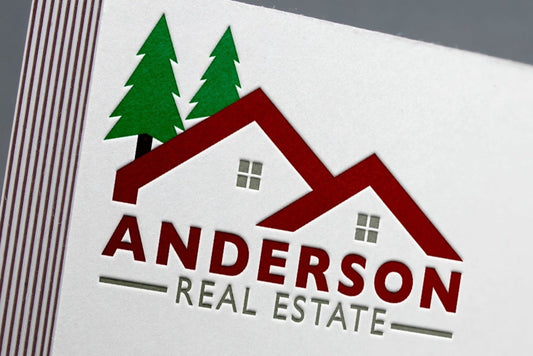 Logo Design Real Estate Realtor Property Management Construction Roofing Tree