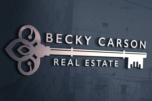 Real Estate Logo Realtor Design Branding Vintage Key Logo Business