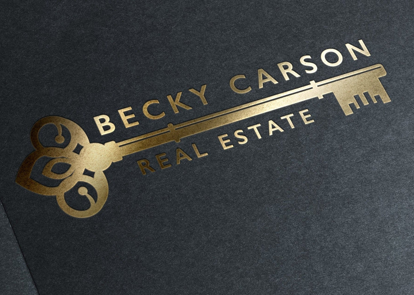 Real Estate Logo Realtor Design Branding Vintage Key Logo Business