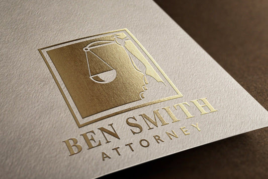 Logo Design lawyer law office attorney at law branding design