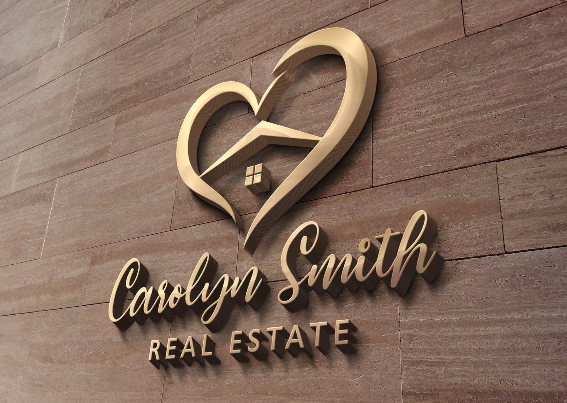 Realtor Logo Design | Heart Logo | House Logo | Real Estate Logo | Realtor Design | Realty Business | Real Estate Business | Realtor Design