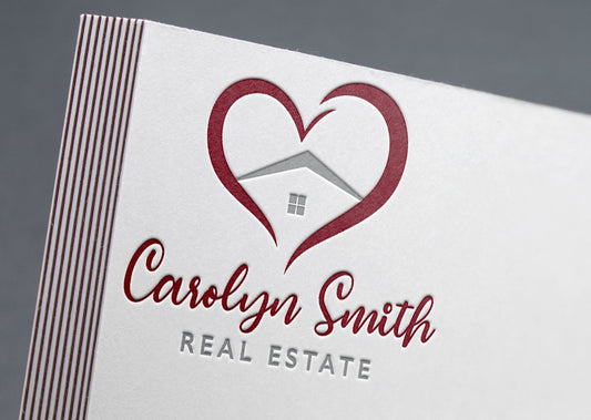 Realtor Logo Design | Heart Logo | House Logo | Real Estate Logo | Realtor Design | Realty Business | Real Estate Business | Realtor Design