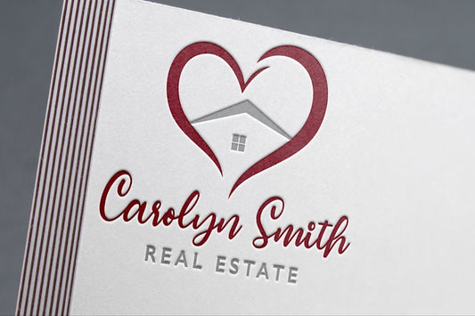 Realtor Logo Design | Heart Logo | House Logo | Real Estate Logo | Realtor Design | Realty Business | Real Estate Business | Realtor Design