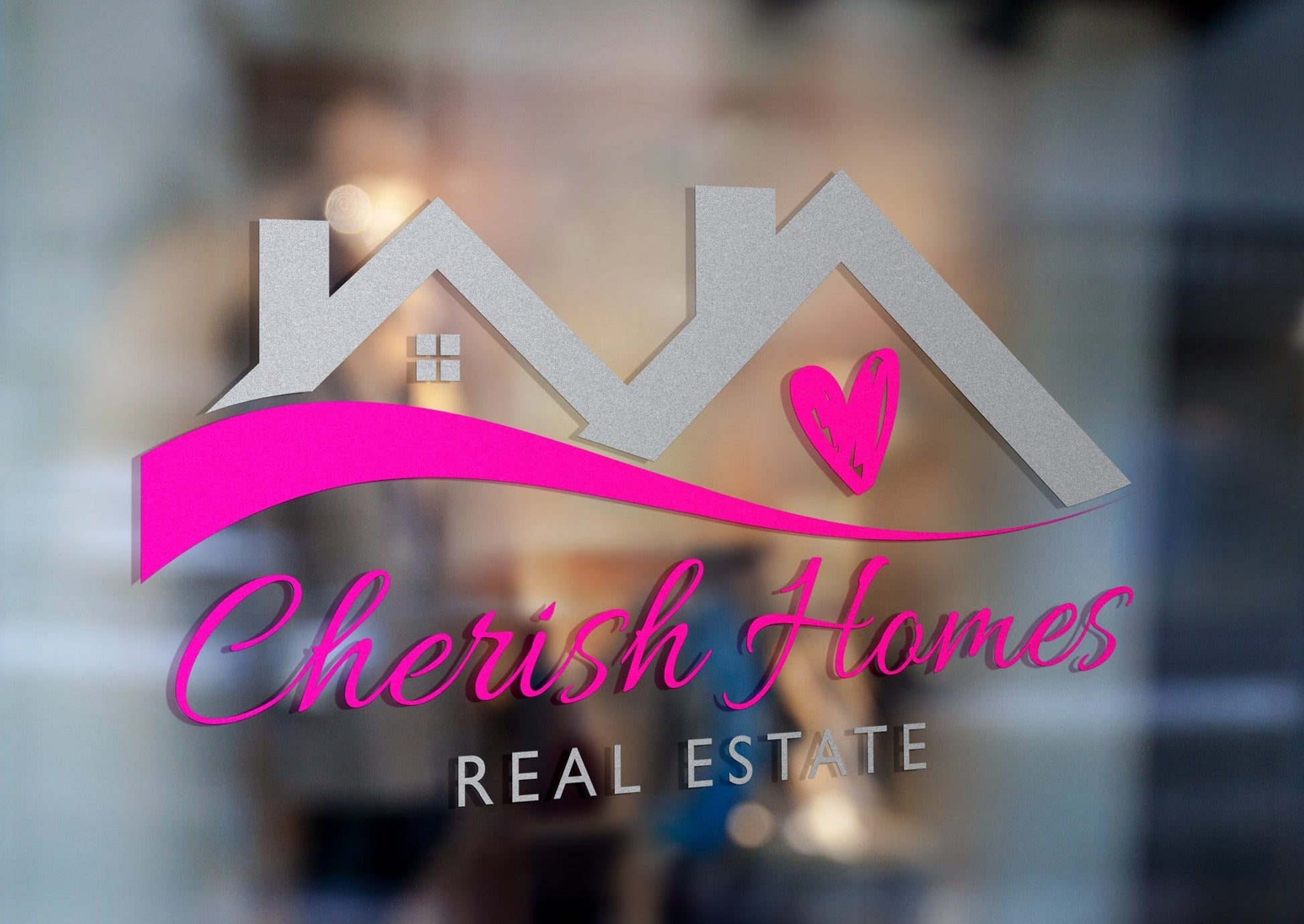 Realtor Logo Design | Real Estate Logo | Realty Logo | Property Management Logo | Logo Design | Home | House | Love | Heart