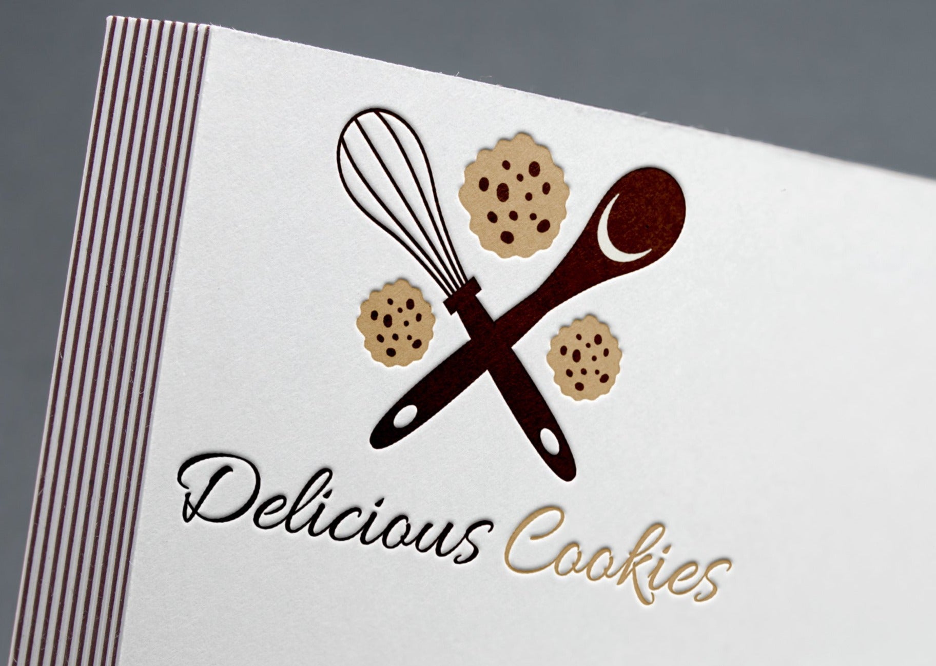 Cookie Logo Design - Premade Logo – Cute Party Dash