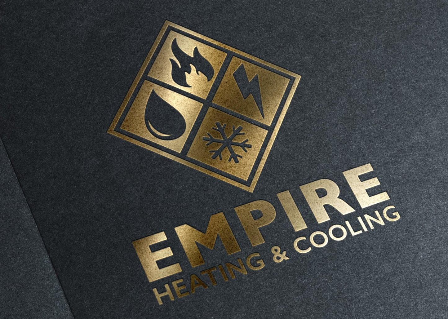 Logo Design - Heating & Air | HVAC Business | Air Conditioning Company | Heating & Cooling Business