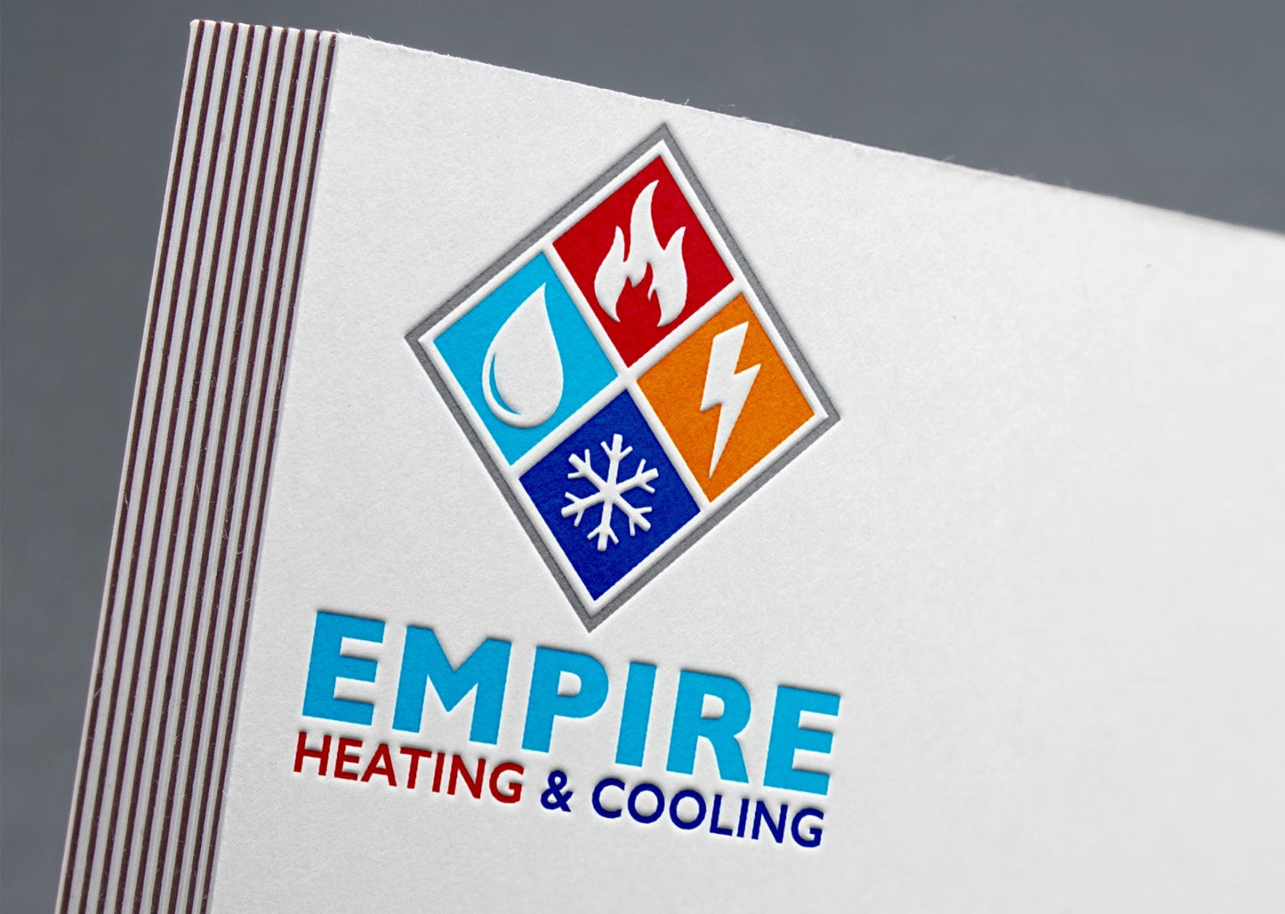 Logo Design - Heating & Air | HVAC Business | Air Conditioning Company | Heating & Cooling Business