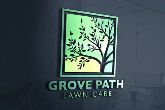 Landscaping Logo | Tree Service | Landscape Logo | Lawn Care Logo | Landscaper Logo | Professional Logo Design | Lawn Maintenance | Leaf Logo