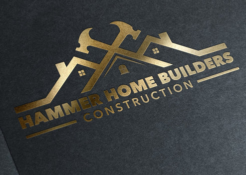 Logo Design - Construction Company | Roofing Business | Hammer Design ...