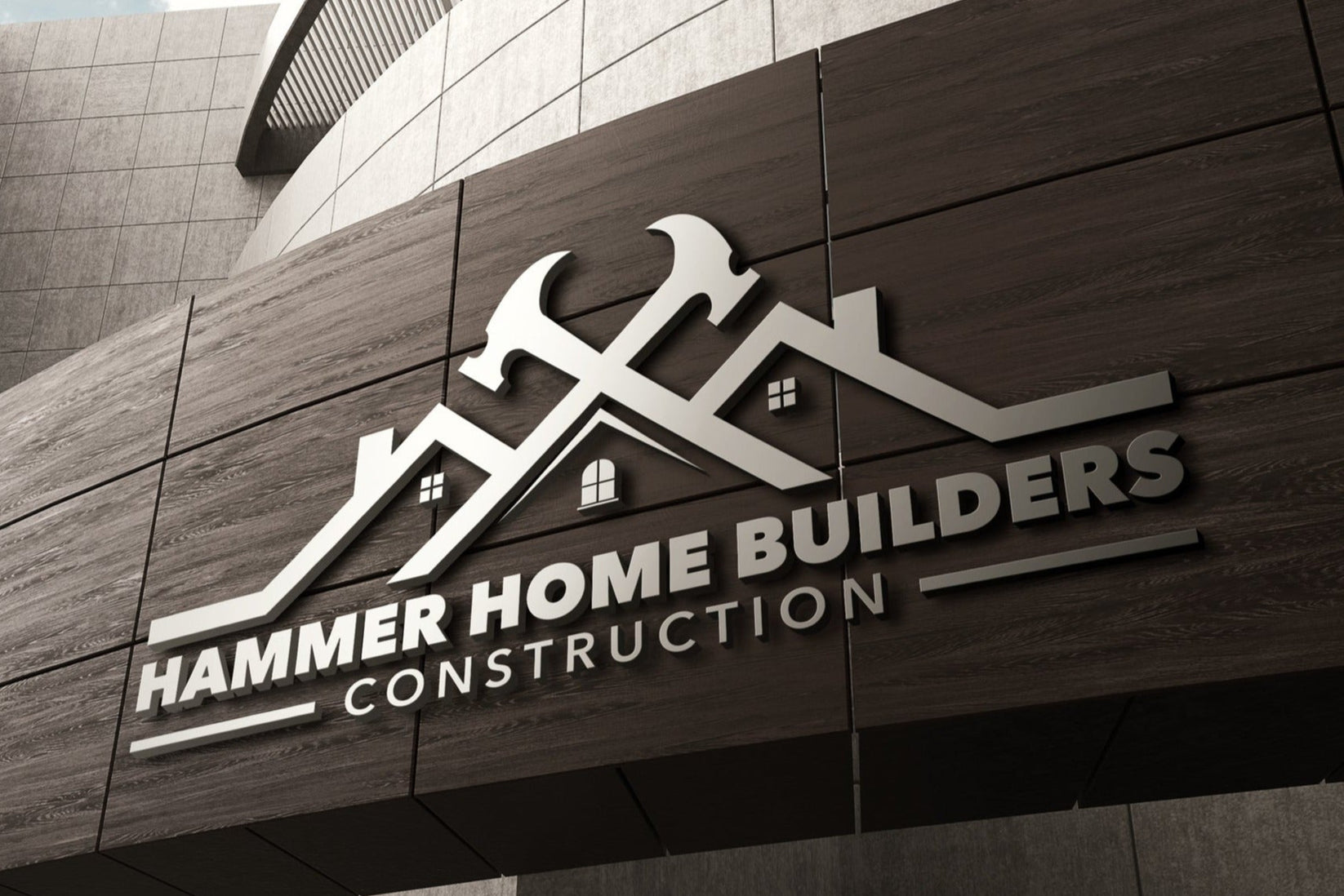 Logo Design Roofing Business Home Construction Home Decor Hamm