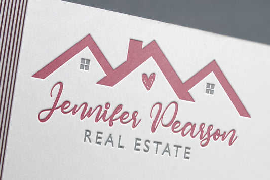 Real Estate Logo Design | Realtor Logo | Personal Branding | Logo Design | Realty | Property Management | Heart Design | Home | House